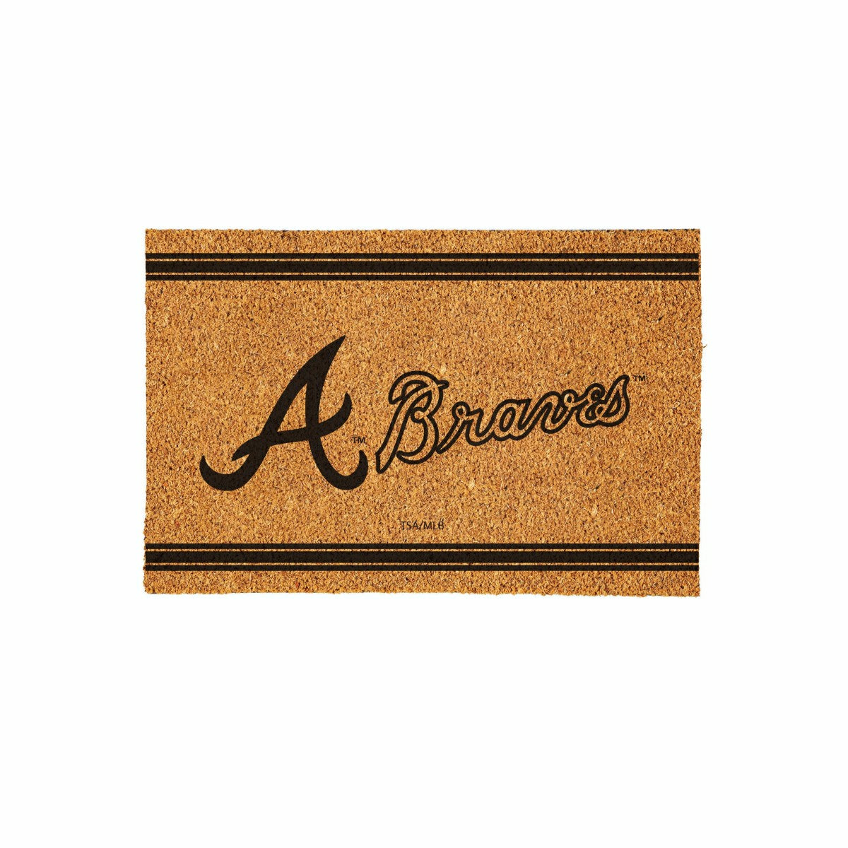 Atlanta Braves Large One Color Coir Mat, 36"x24" - MLB