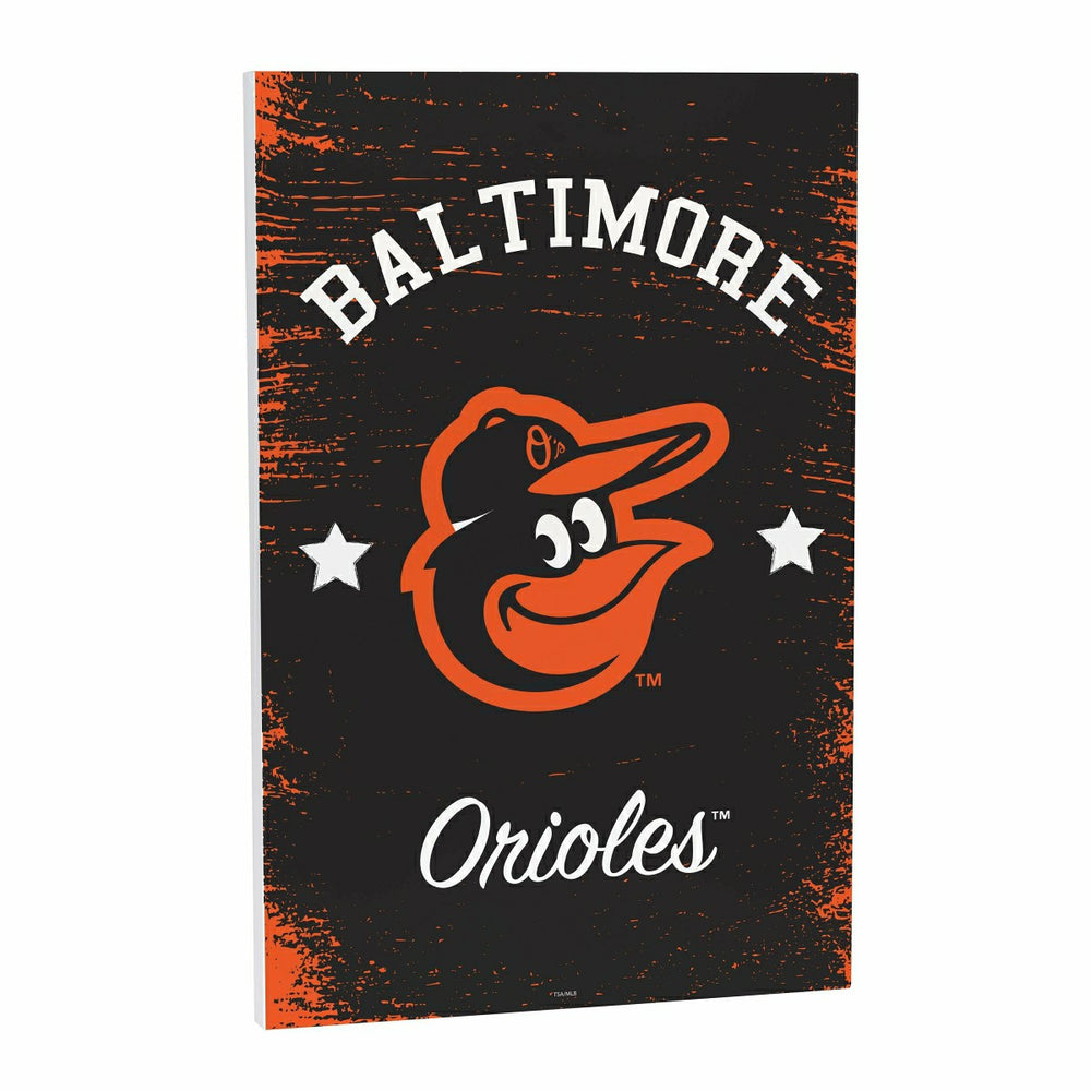 Baltimore Orioles Wood Wall Sign, 16x24 - MLB Home