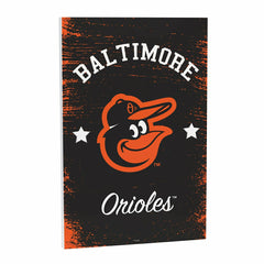 Baltimore Orioles Wood Wall Sign, 16x24 - MLB Home