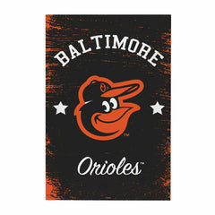Baltimore Orioles Wood Wall Sign, 16x24 - MLB Home