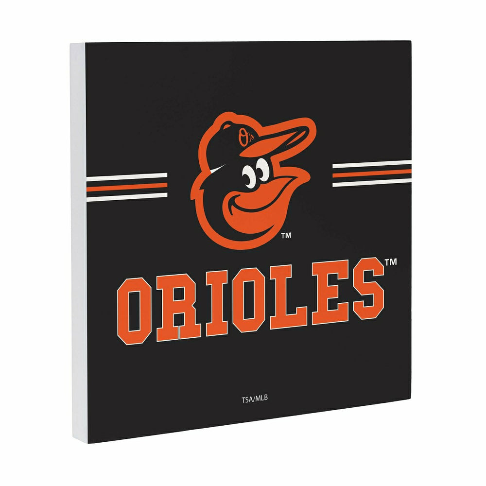 Baltimore Orioles Wood Wall Sign, 12x12 - MLB Home