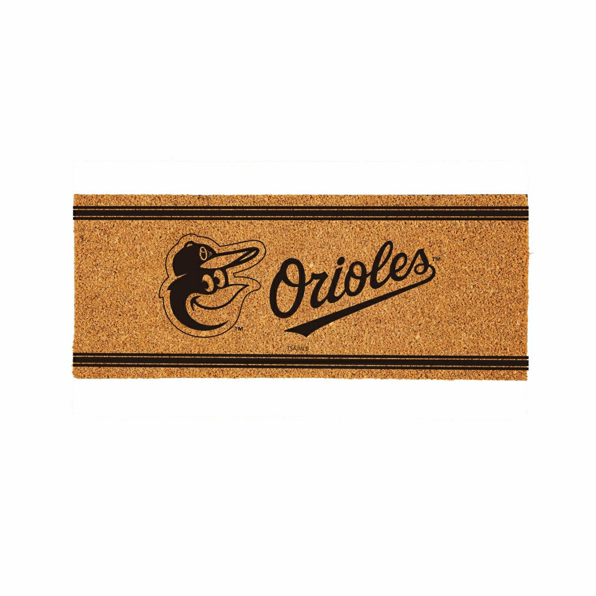 Baltimore Orioles Extra Large One Color Coir Mat, 60"x24" - MLB