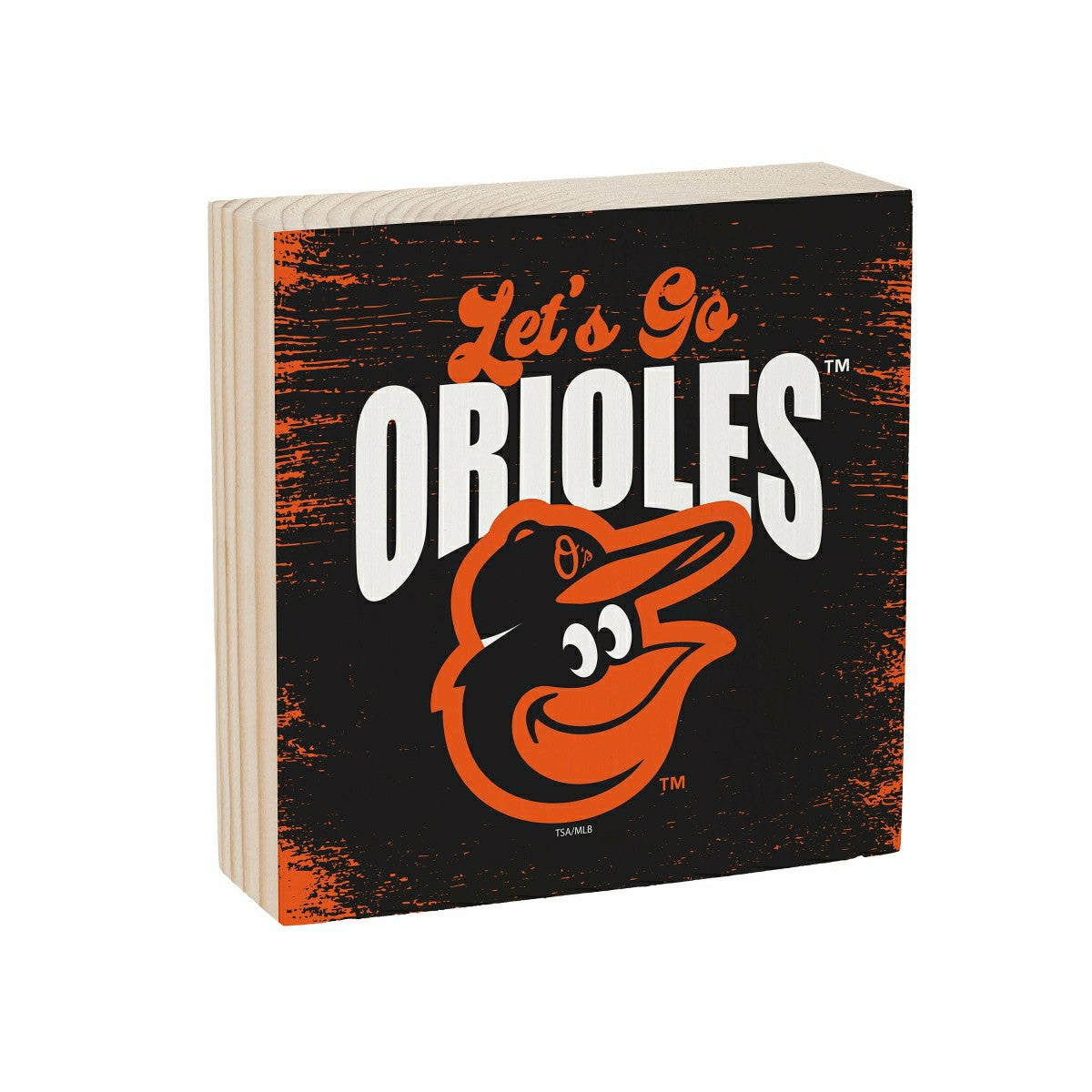 Baltimore Orioles Plock, Down Home Fans, 6x6 - MLB Home