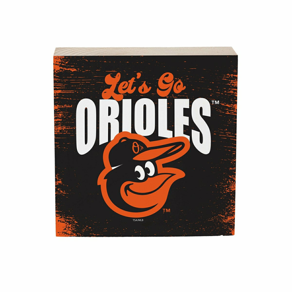 Baltimore Orioles Plock, Down Home Fans, 6x6 - MLB Home