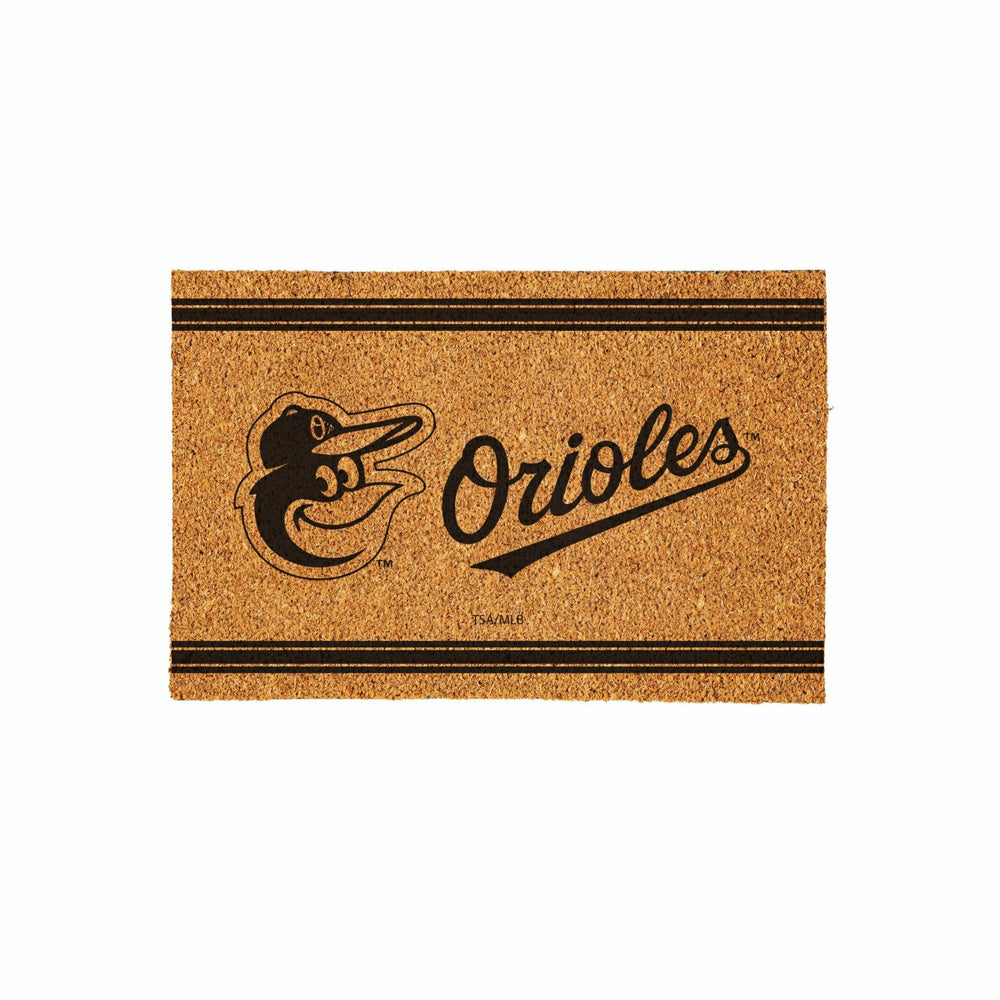 Baltimore Orioles Large One Color Coir Mat, 36"x24" - MLB