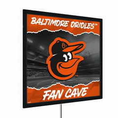 Baltimore Orioles 23"H x 23"L LED Wall Decor, Edgelite, Square - MLB Home