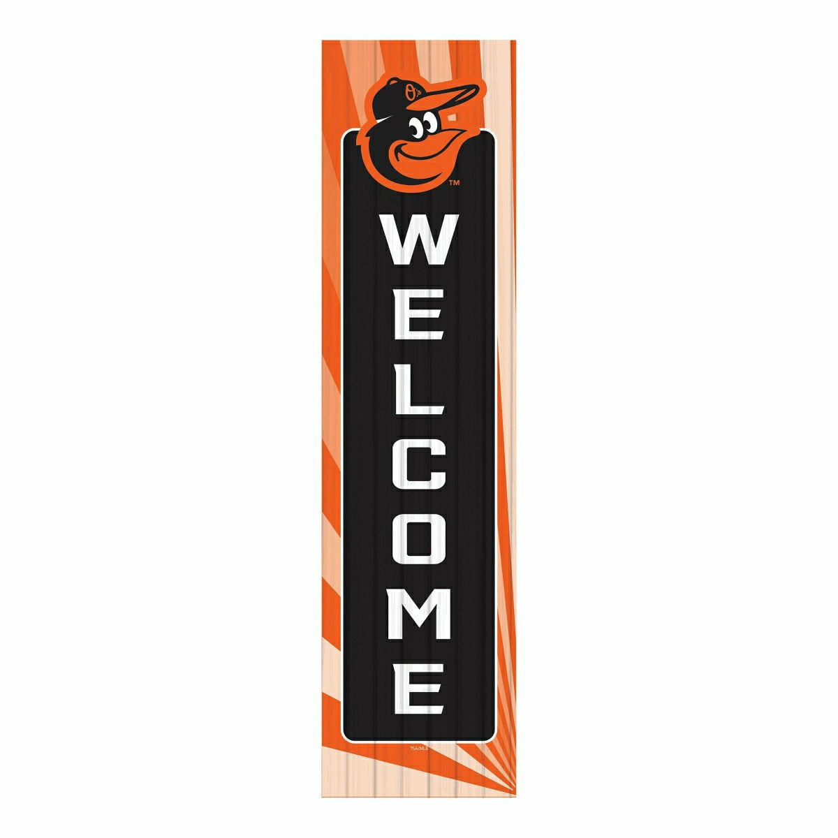 Baltimore Orioles, Summer Seasonal Leaner, 46" Single Sided - MLB Home