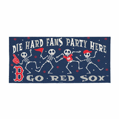 Boston Red Sox Flocked Coir Halloween Sassafras Switch Mat, 22"x10" - MLB
