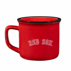 Boston Red Sox Ceramic Camp Cup with Enamel Finish, 14oz - MLB Home