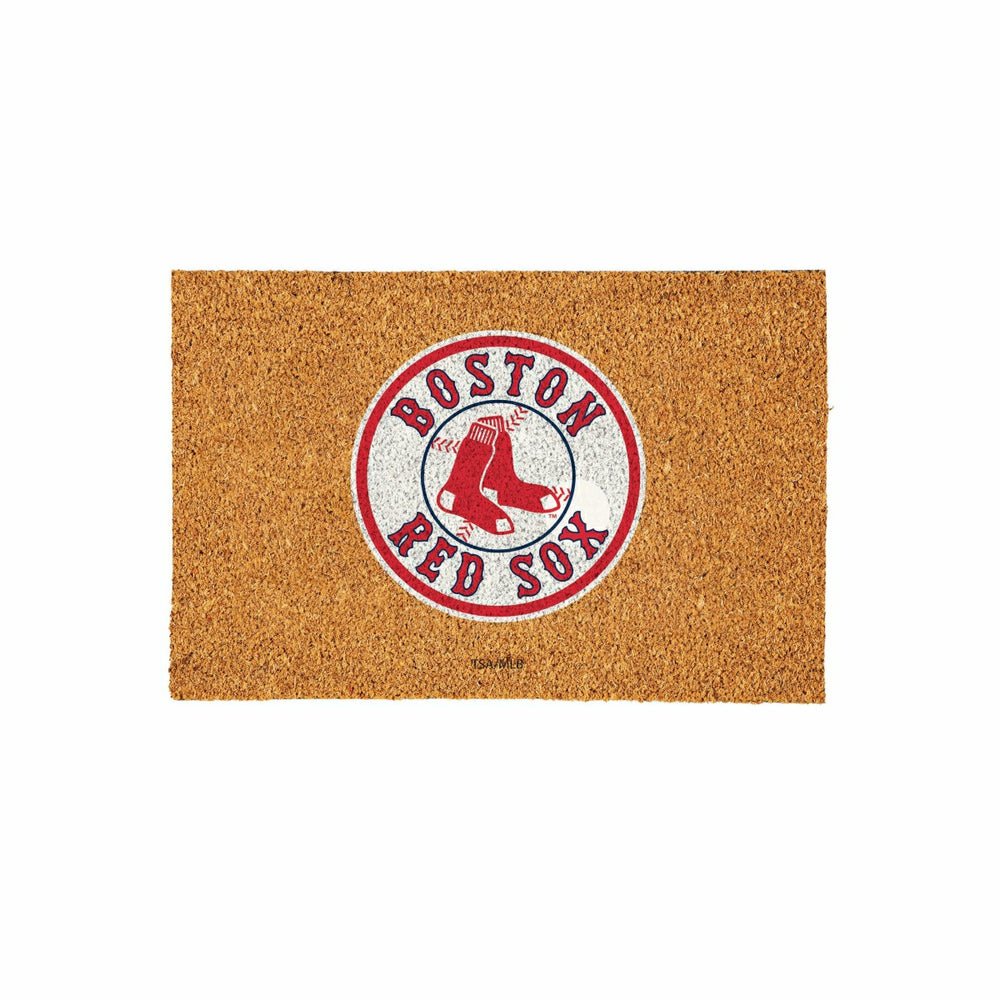 Boston Red Sox Large Full Color Coir Mat, 36"x24" - MLB