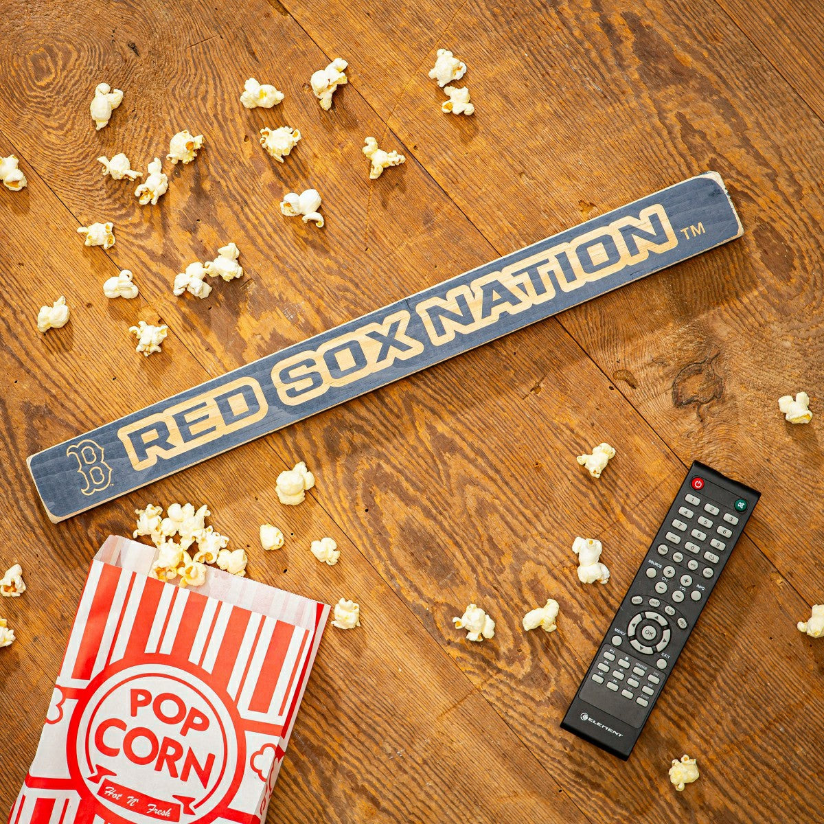 Boston Red Sox Engraved Wood Sign, 1.5" x 18" - MLB Home
