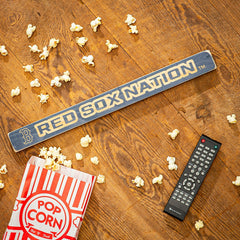 Boston Red Sox Engraved Wood Sign, 1.5" x 18" - MLB Home