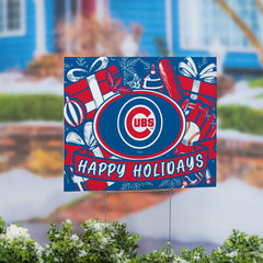 Chicago Cubs Yard Sign, Holiday - MLB Home