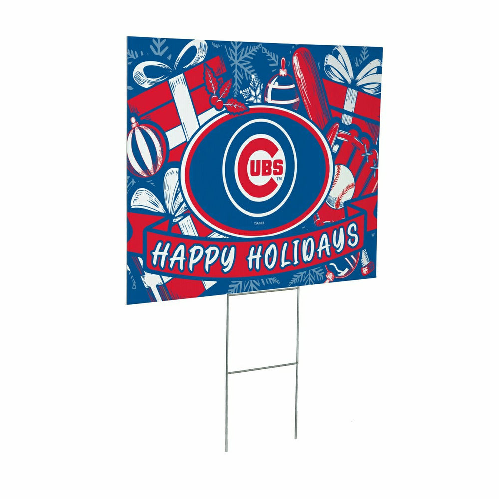 Chicago Cubs Yard Sign, Holiday - MLB Home