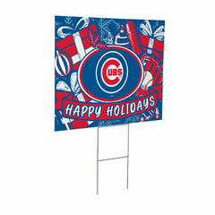 Chicago Cubs Yard Sign, Holiday - MLB Home