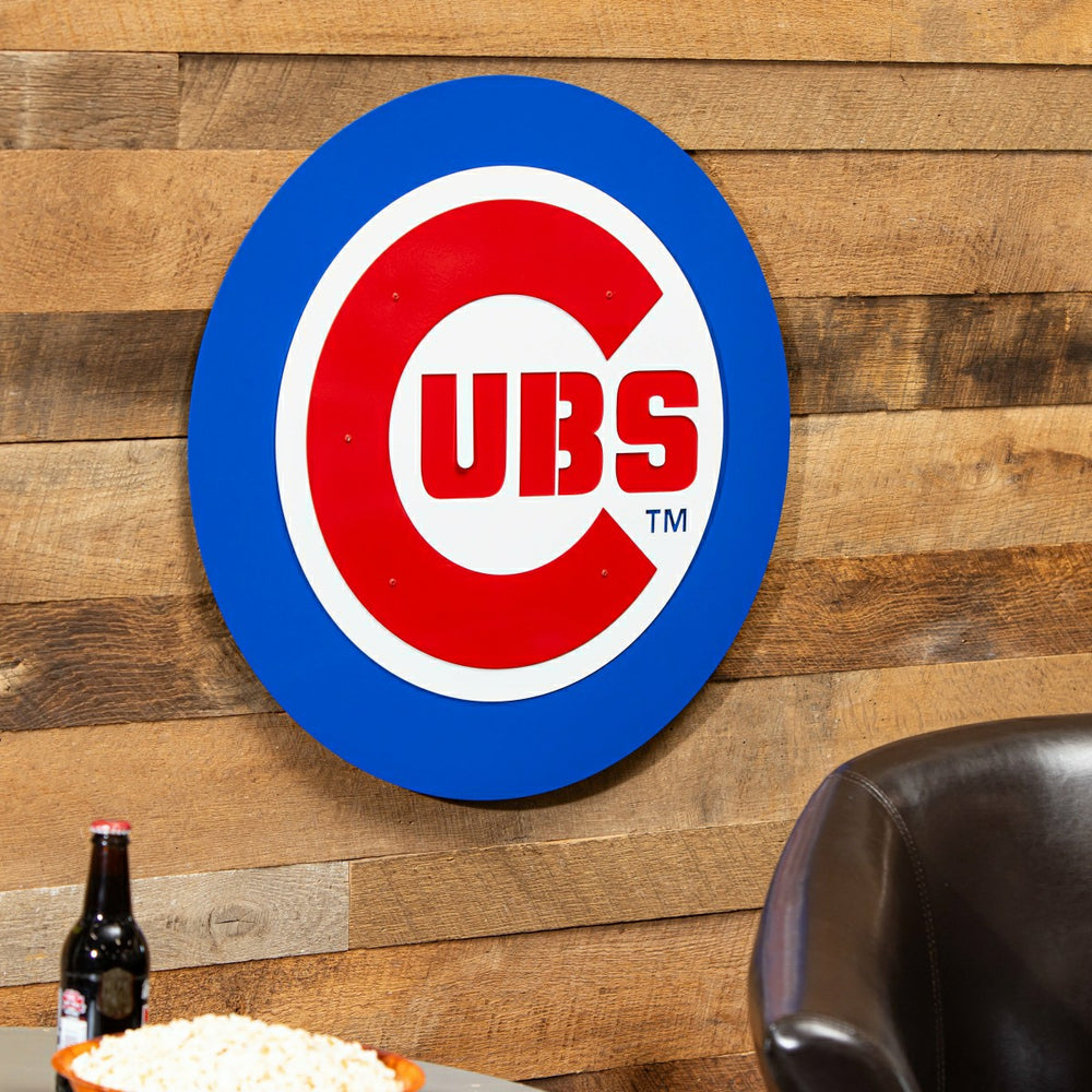 Chicago Cubs Premier Metal Wall Art - MLB Home