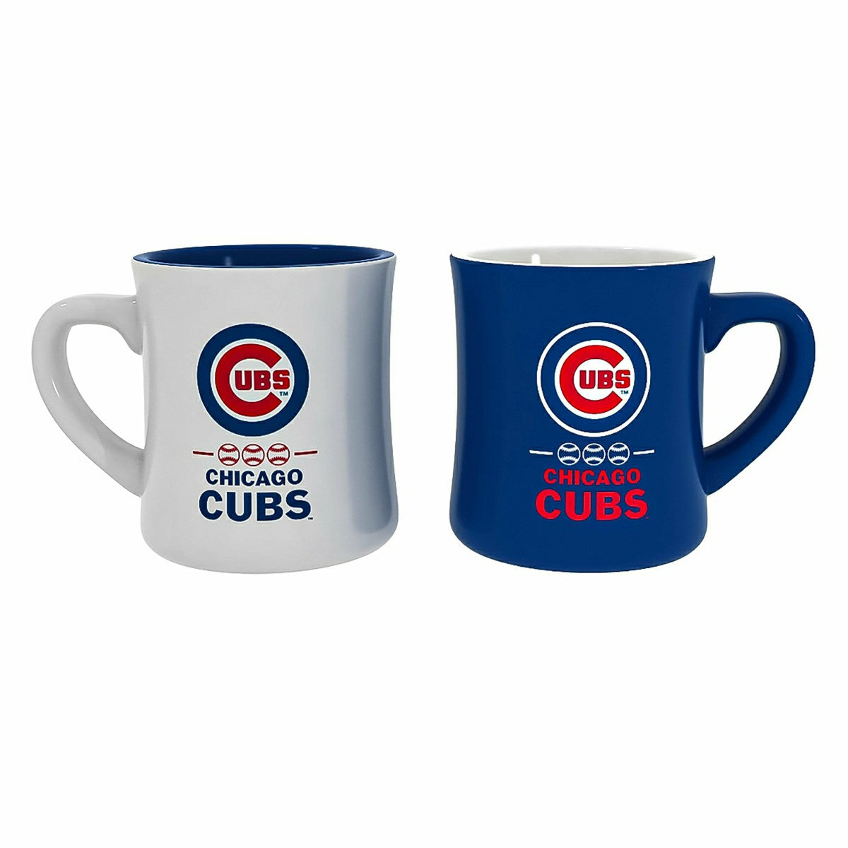 Chicago Cubs 10oz Ceramic Cup Set, 2pc - MLB Home