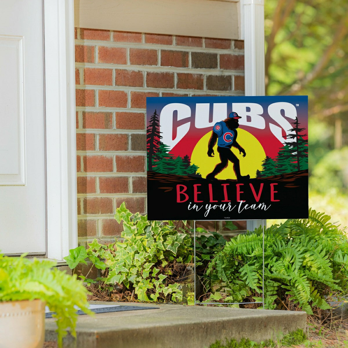 Chicago Cubs Yard Sign, Bigfoot - MLB Home