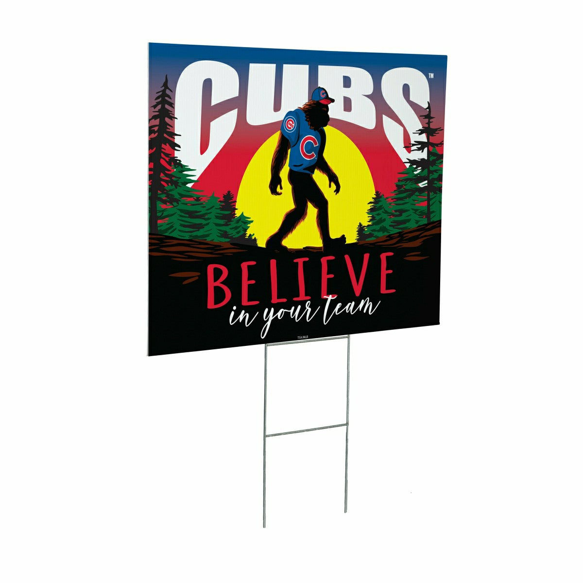 Chicago Cubs Yard Sign, Bigfoot - MLB Home
