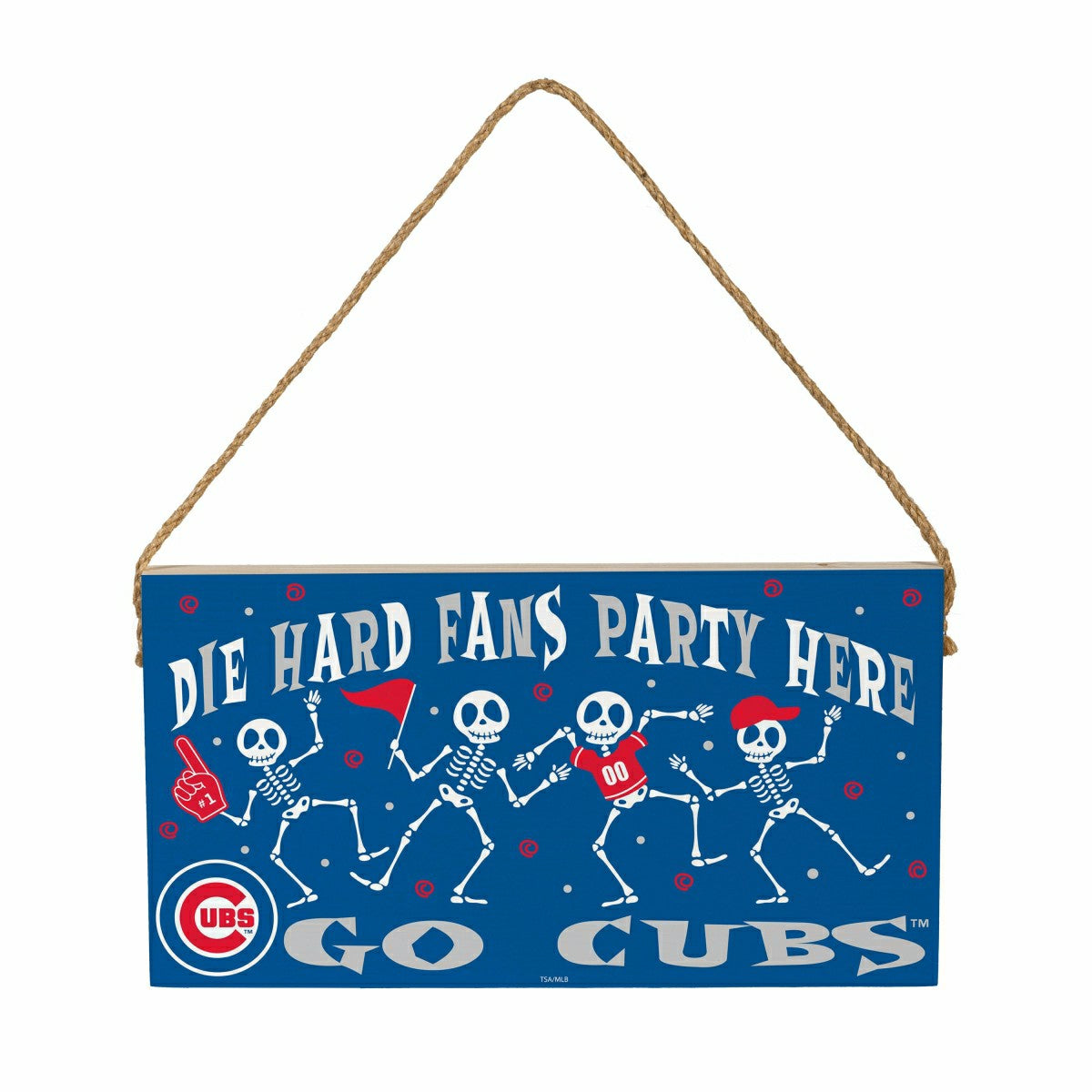 Chicago Cubs Halloween Wood Wall Sign, 6x11 - MLB Home