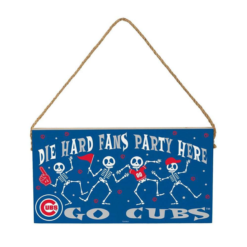 Chicago Cubs Halloween Wood Wall Sign, 6x11 - MLB Home