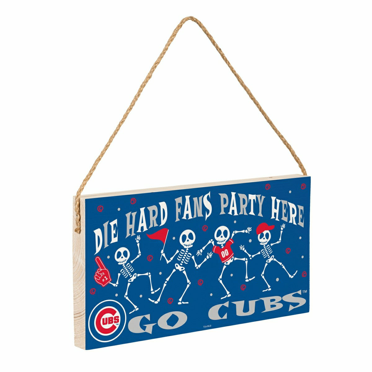Chicago Cubs Halloween Wood Wall Sign, 6x11 - MLB Home