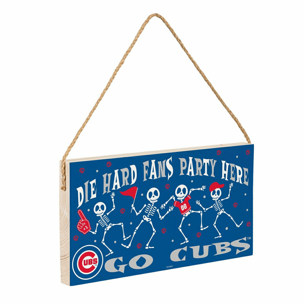 Chicago Cubs Halloween Wood Wall Sign, 6x11 - MLB Home