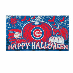 Chicago Cubs Halloween PVC Mat, 28"x16" - MLB