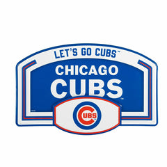 Chicago Cubs USA Embossed Steel Wall Sign, 11" x 17" - MLB Home