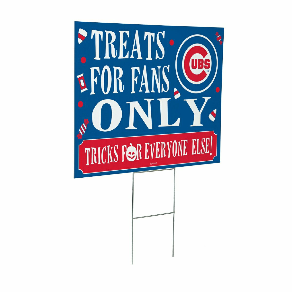 Chicago Cubs Yard Sign, Halloween Treats for Fans - MLB Home