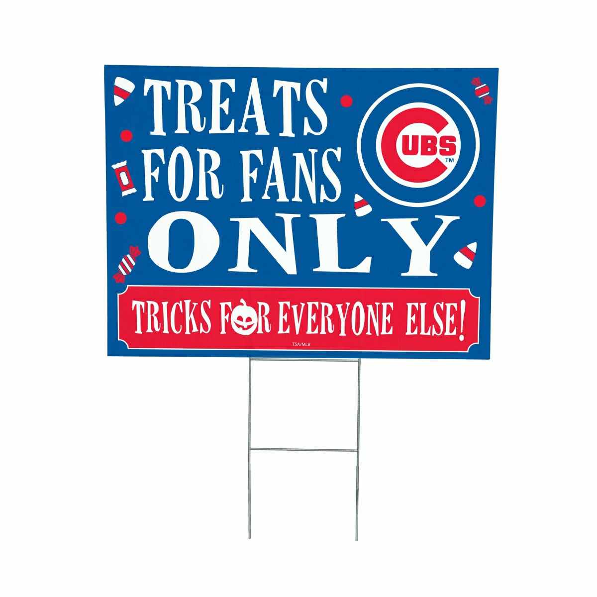 Chicago Cubs Yard Sign, Halloween Treats for Fans - MLB Home