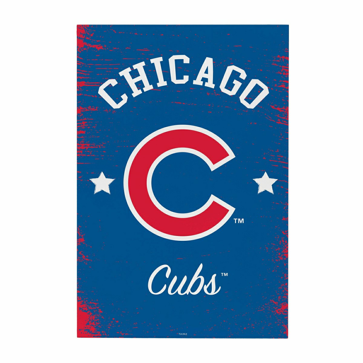 Chicago Cubs Wood Wall Sign, 16x24 - MLB Home