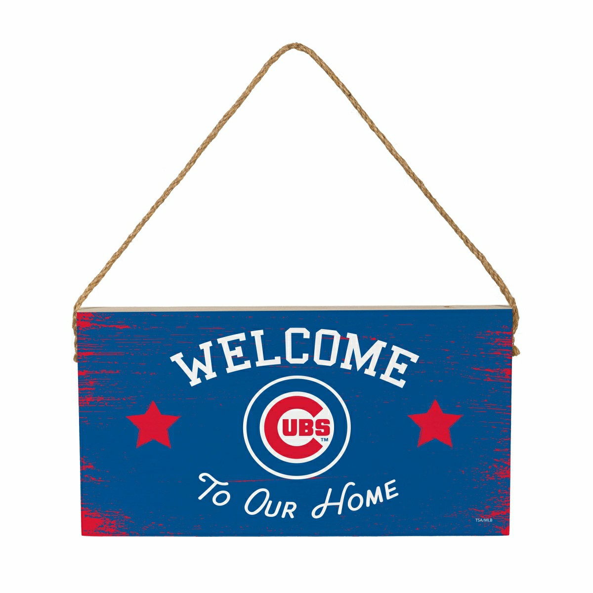 Chicago Cubs Wood Wall Sign, 6x11 - MLB Home