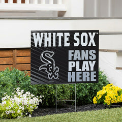 Chicago White Sox Coroplast Yard Sign "Fans Play Here" - MLB Home
