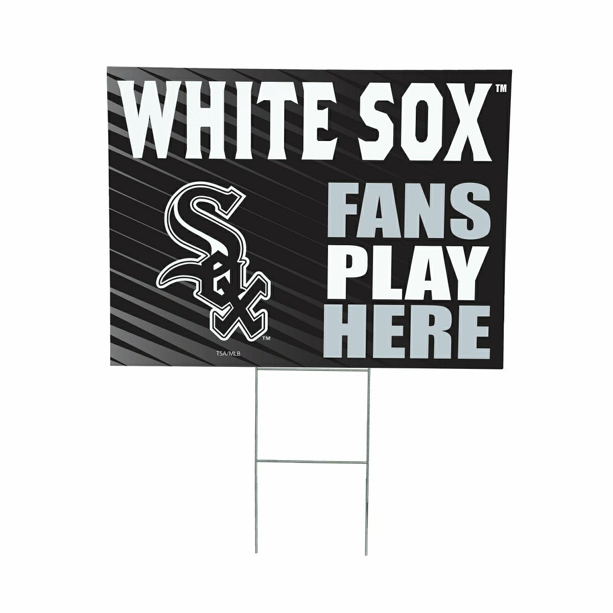 Chicago White Sox Coroplast Yard Sign "Fans Play Here" - MLB Home