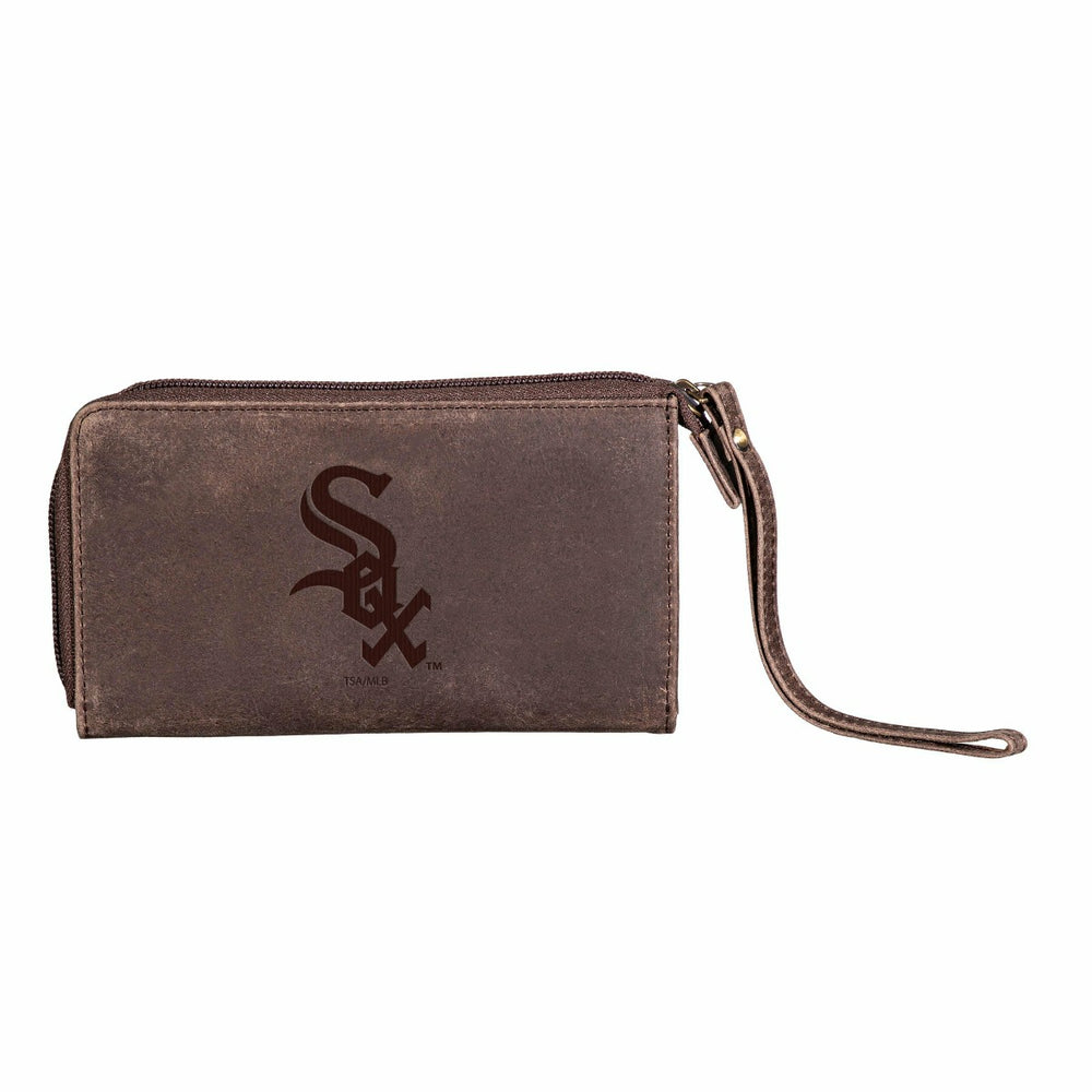 Chicago White Sox Wristlet Wallet Brown - MLB Home