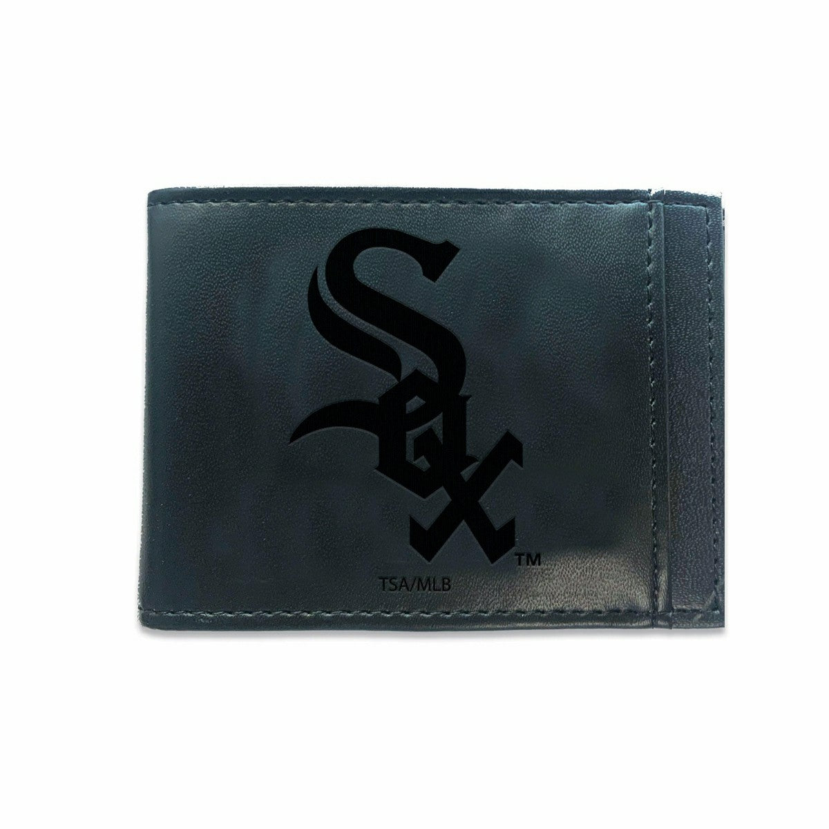 Chicago White Sox Front Pocket Wallet w/ RFID Blocking Black - MLB Home
