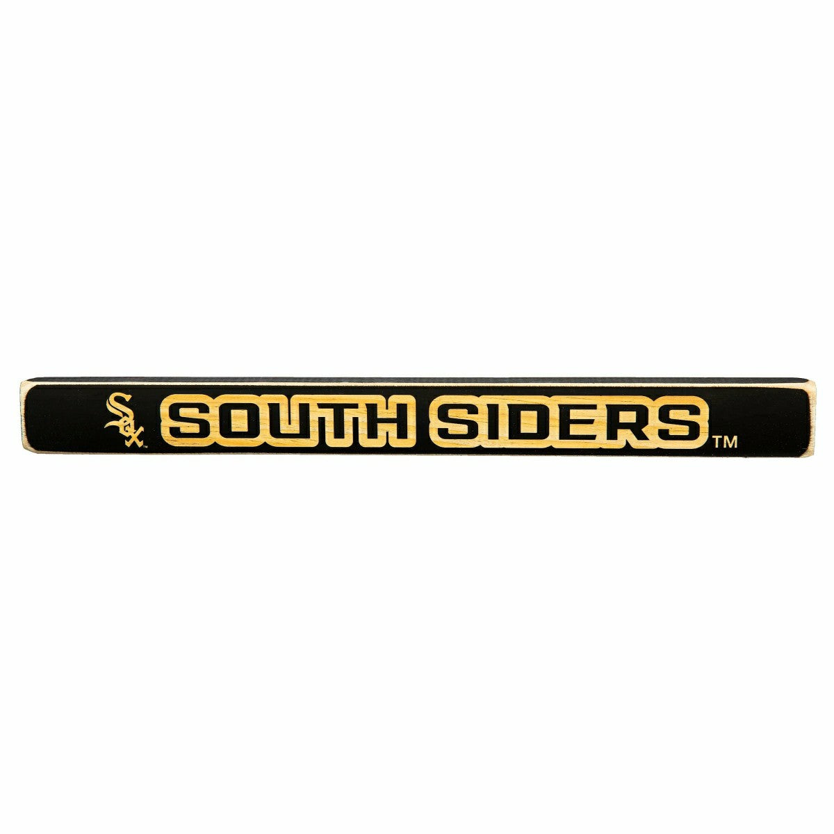 Chicago White Sox Engraved Wood Sign, 1.5" x 18" - MLB Home