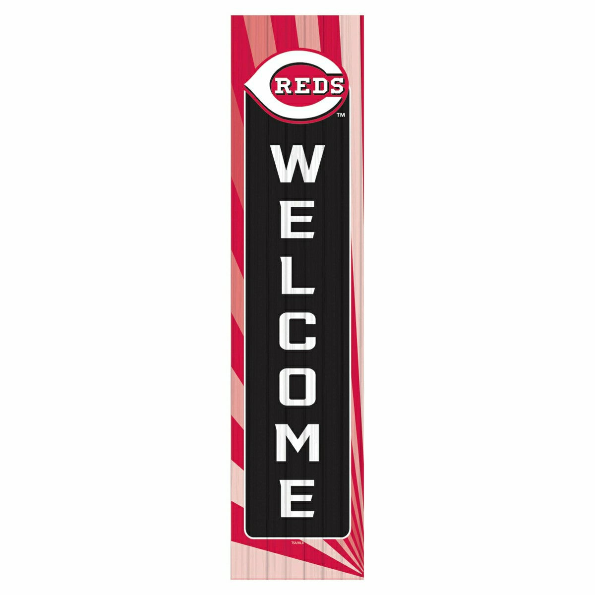 Cincinnati Reds, Summer Seasonal Leaner, 46" Single Sided - MLB Home