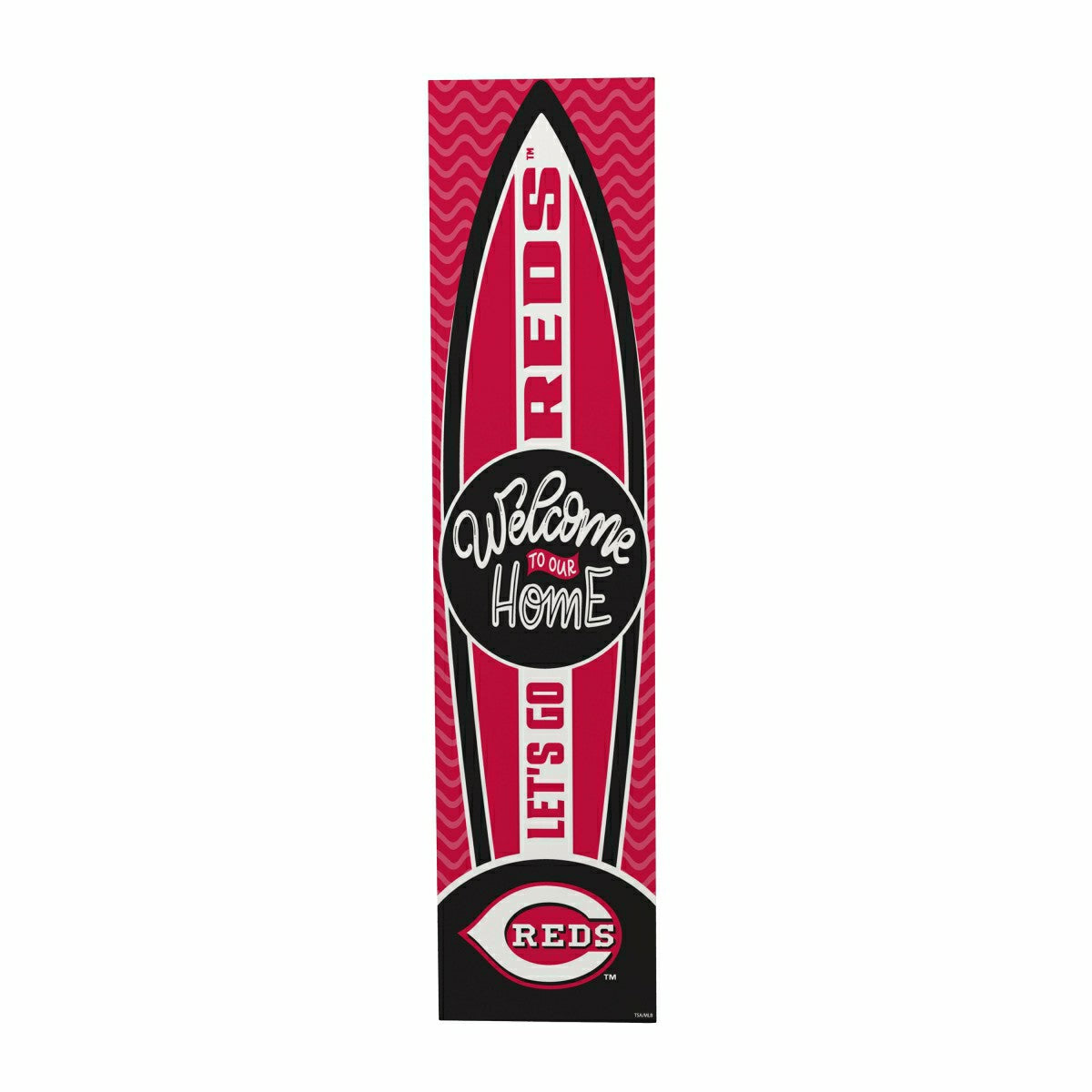 Cincinnati Reds Summer Seasonal Surfboard ECM Exclusive 47" Single Sid - MLB Home