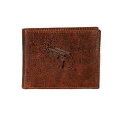 Cleveland Guardians, Embossed 100% Genuine Tumbled Leather Passcase Bi - MLB Home