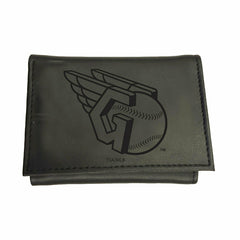 Cleveland Guardians Tri-Fold Wallet Black - MLB Home