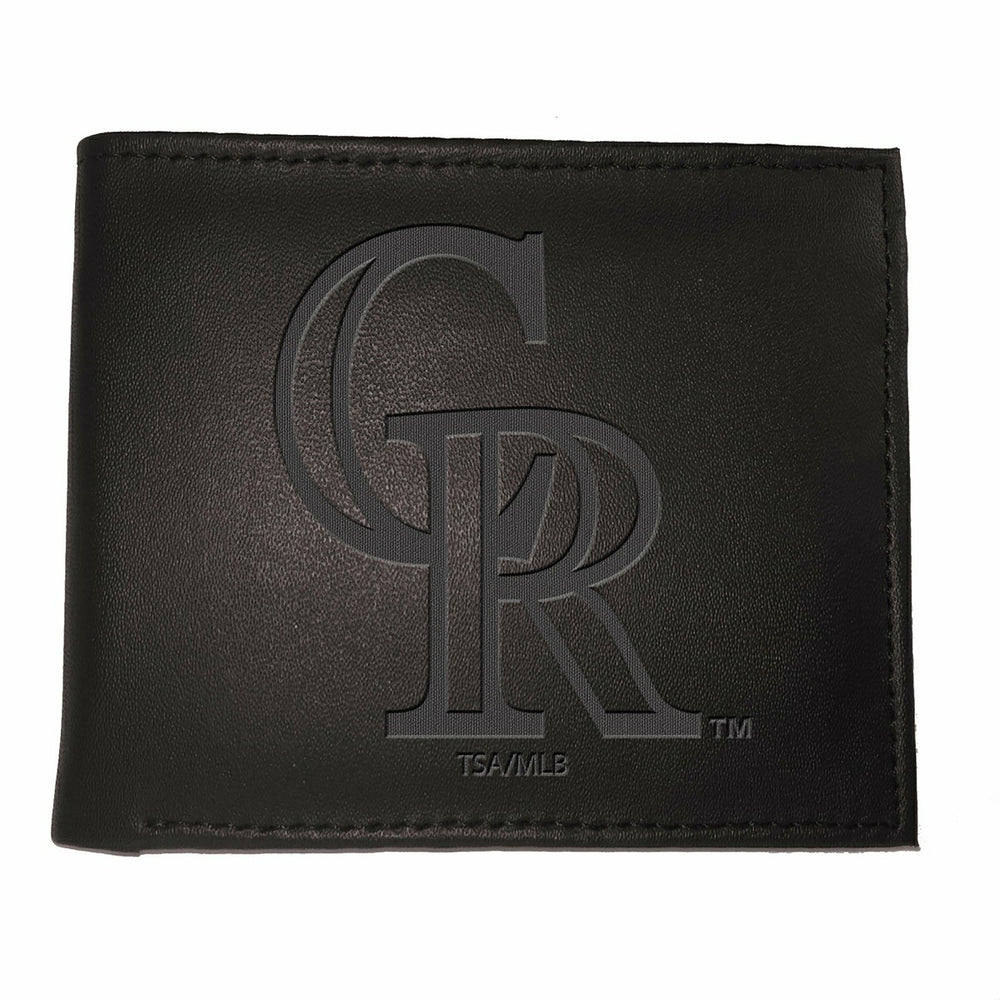 Colorado Rockies Bi-Fold Wallet Black - MLB Home