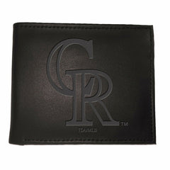 Colorado Rockies Bi-Fold Wallet Black - MLB Home