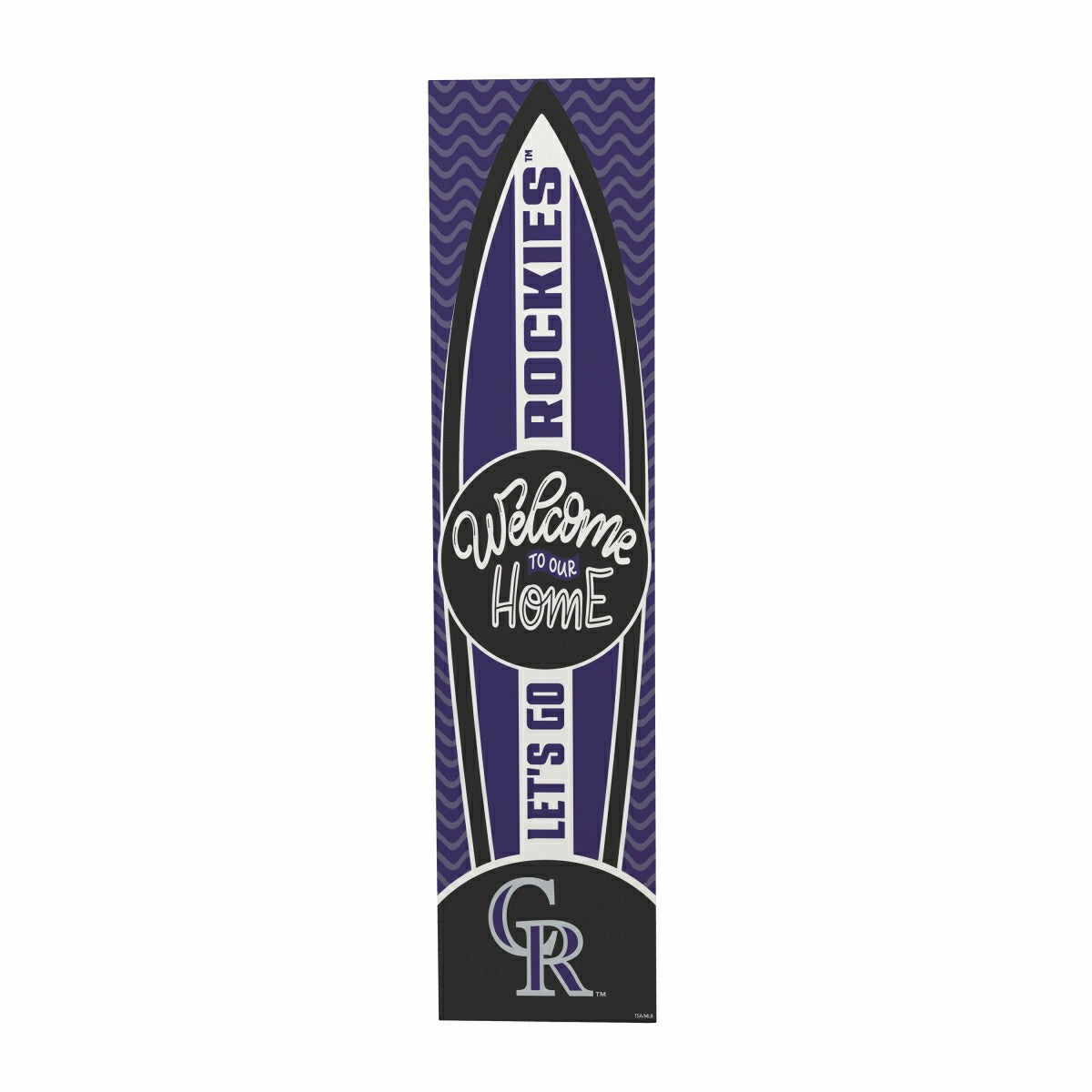 Colorado Rockies Summer Seasonal Surfboard ECM Exclusive 47" Single Si - MLB Home