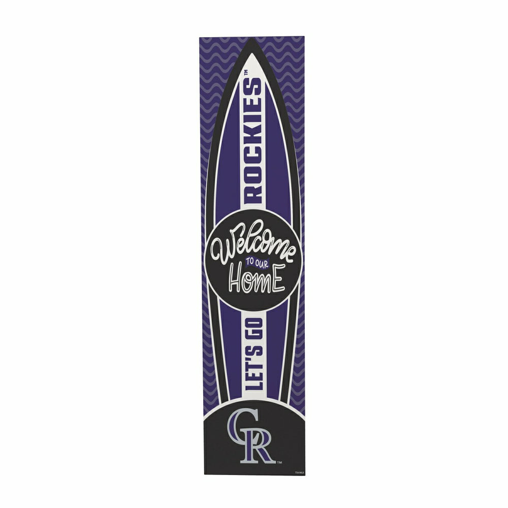 Colorado Rockies Summer Seasonal Surfboard ECM Exclusive 47" Single Si - MLB Home