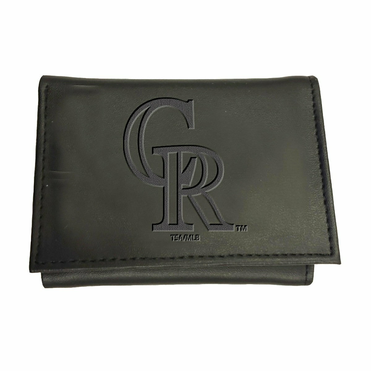 Colorado Rockies Tri-Fold Wallet Black - MLB Home