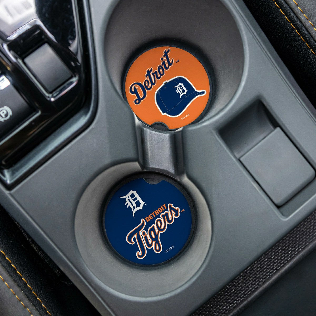 Detroit Tigers Car Coaster Set, 2pc - MLB Home