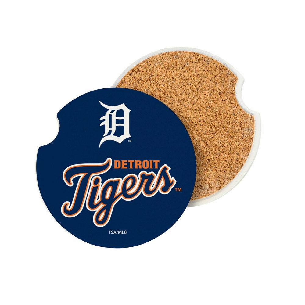 Detroit Tigers Car Coaster Set, 2pc - MLB Home