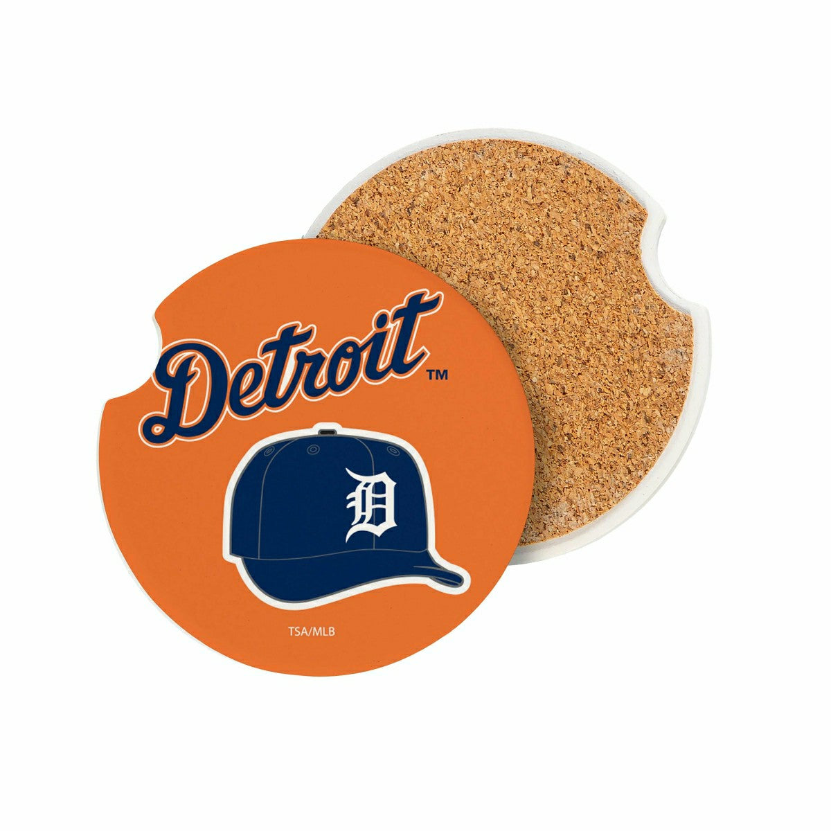 Detroit Tigers Car Coaster Set, 2pc - MLB Home